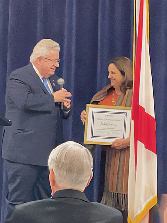 Dr. Isabel Scarinci receives Rotary Award